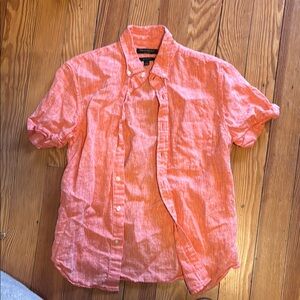 Banana Republic 100% Linen Slim Fit Button Down